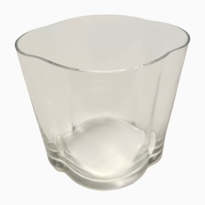 Vase en Verre de Murano Transparent par Carlo Moretti, Italie, 1990s