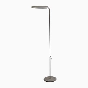 White Floor Lamp by Bruno Gecchelin for Skipper Mezzaluna, Italy, 1970s