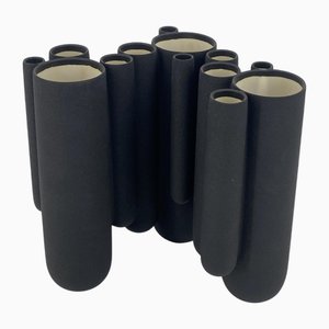 Cylindrical Vinyl Vase by Robert Bronwasser, Studio Smool for Goods, Netherlands
