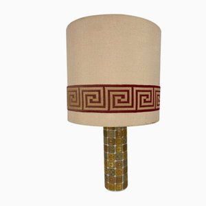 Tischlampe mit Porzellansockel Quatre Coleurs von Björn Wiinblad für Rosenthal, Deutschland, 1970er