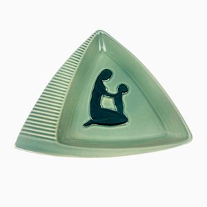 Mid-Century Ceramic Plate by Svend Aage Holm Sørensen for Soholm, 1960s