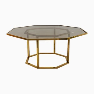 Italian Octagonal Regency Coffee Table, 1970s