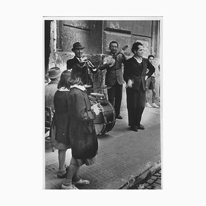 Erich Andres, Neapel Straßenmusik, Fotografie