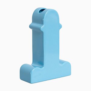 Limited Edition Blue Shiva Capsule Vase 127/999 attributed to Ettore Sottsass, 2024