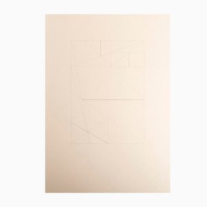 Enrico Della Torre, Abstrakte geometrische Komposition, 2016, Zeichnung auf Papier