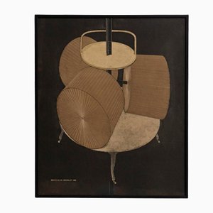 Marcel Duchamp, Moulin à Chocolat No. 2, 1970, Lithographie