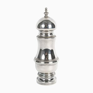 Silver Plated Pepper Pot, Napoleon Iii Style, 20th Century
