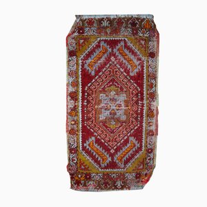 Antiker handgefertigter türkischer Yastik Teppich