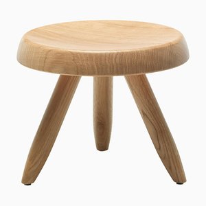 Berger Wood Stool by Charlotte Perriand for Cassina