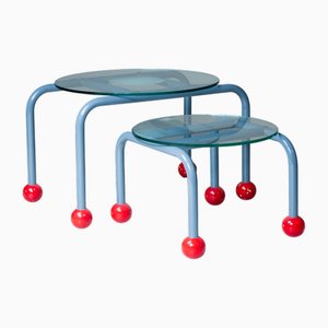 Vintage Coffee Tables by Nanda Vigo, 1970, Set of 2
