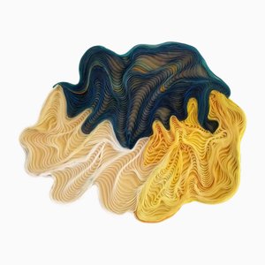 Organic Modern Textile Artwork Serendipity by Diana Bitar, 2022