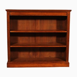 Librería inglesa abierta de roble