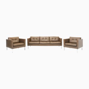 Model 446 Three-Seater Sofa and Club Chairs by Pierre Paulin for Artifort, 1960s, Set of 3