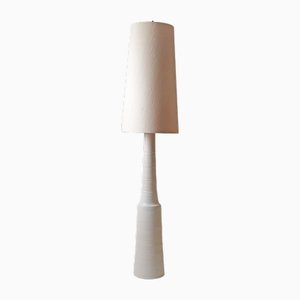 White Ceramic Floor Lamp by Mobach, 1970s