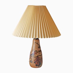 Art Nouveau Table Lamp in Ceramic by L. Hjorth, 1890s
