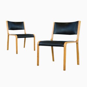 Set of German Model 402 Bentwood Side Chairs by Wilhelm Ritz for Wilkhahn, 1960s