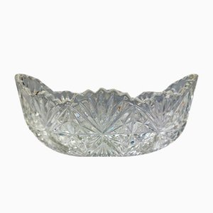 Glass Bowl from Polish Hortensja Glassworks, 1970s