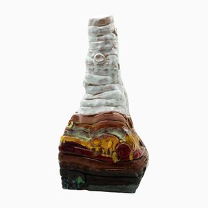 Jarrón de terracota esmaltada de Marino V, años 70