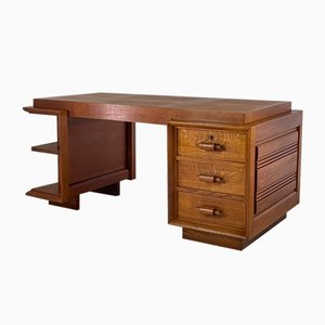 Art Deco Desk by Charles Dudouyt, 1940s