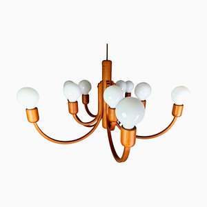 Plafonnier Domus Mid-Century en Teck, 1960s