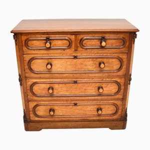 Commode à Tiroirs Antique en Noyer, 1830