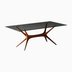 Tavolino da caffè modello 9020 attribuito a Tapio Wirkkala per Asko, Finlandia, 1958