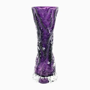 Vase en Verre par Kurt Wokan pour Ingrid, 1970s
