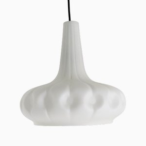 Milchglas Hängelampe von Peill & Putzler