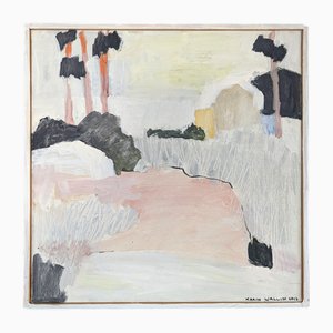 Naturaleza Abstracción, Pintura Al Óleo, Enmarcada