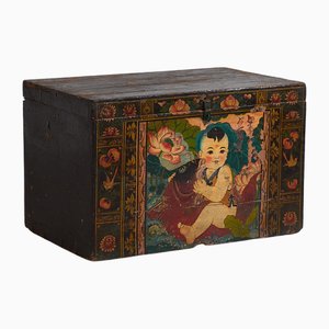 Antiker dunkler Koffer, 1900