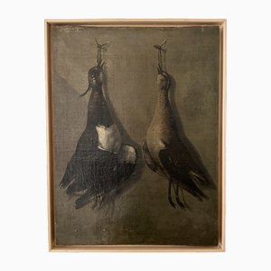 Heinrich Lihl, Vogelstillleben, 1780, Öl auf Leinwand