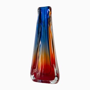 Sommerso Vase aus Muranoglas, 1960er