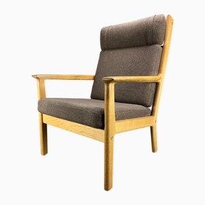 Poltrona GE265 Mid-Century moderna di Hans Wegner per Getama, Danimarca, 1992