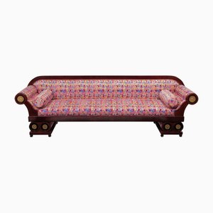 Divano Biedermeier grande in mogano, Germania settentrionale