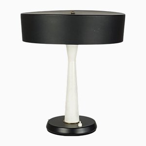 Mid-Century Modern Italian Metal and Brass Table Lamp, 1950s