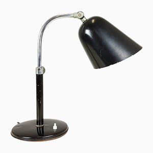 Lámpara de mesa racionalista vintage de metal cromado de Ignazio Gardella