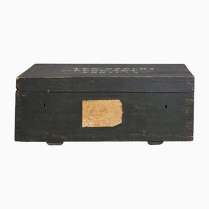 Cassettiera militare in legno, inizio 900s