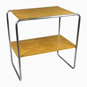 Chrome Side Table from Thonet, 1930s