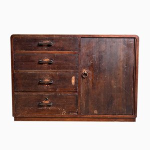 Small Japanese Ko-Dansu Wooden Drawer Cabinet, 1920s