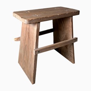 Sgabello vintage in legno, Giappone, anni '50