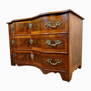 Crossbow Chest of Drawers in Marquetry, 18th Century