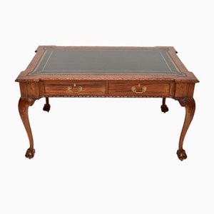 Antique Chippendale Revival Desk from Gillows, 1890