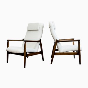 Fauteuils GFM-64 à Dossier Haut par Edmund Homa pour Gfm, 1960s, Set de 2