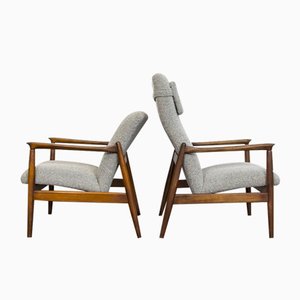 Set of GFM-64 Armchairs by Edmund Homa for Gfm, 1960s
