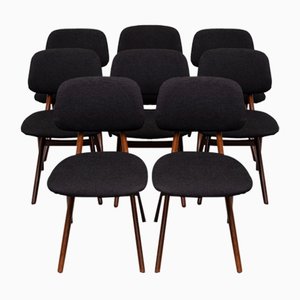 Dutch Scissors Dining Chairs Louis by Van Teeffelen for Wébé, 1959, Set of 8