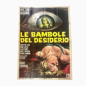Vintage Italian Movie Poster the Strangler, 1964