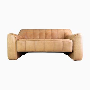 Divano a due posti DS44 in pelle di bufalo di de Sede, anni '60