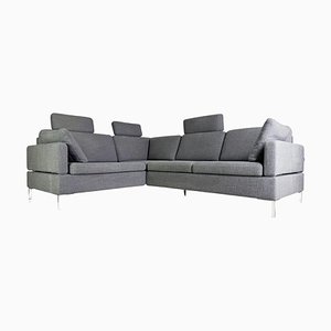 Set of Alba Corner Sofa with Recammiere Gray from Brühl