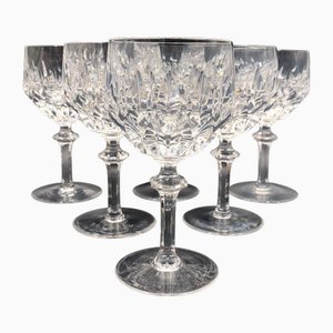 Bicchieri da vino Patrizia in cristallo al piombo di Nachtmann, anni '60, set di 6