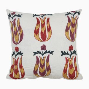 Housse de Coussin Vintage Brodée en Textile de Bukhara